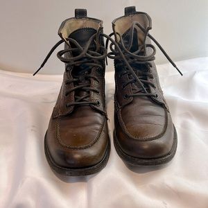 Frye 8.5 Phillip Work Boot Cognac